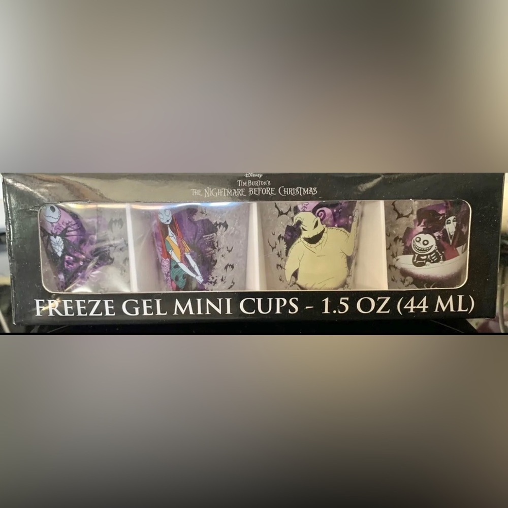 Nightmare Before Christmas Freeze Gel Shot Glasses!!